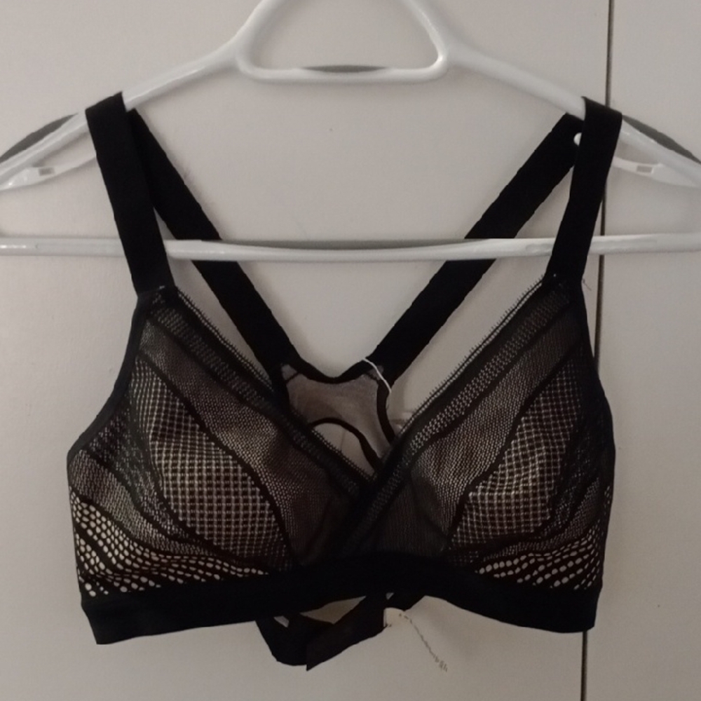 Lululemon Athletica Black Mesh Bralette